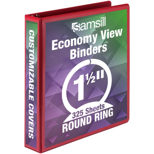 Samsill Economy Round Ring View Binders (18553)
