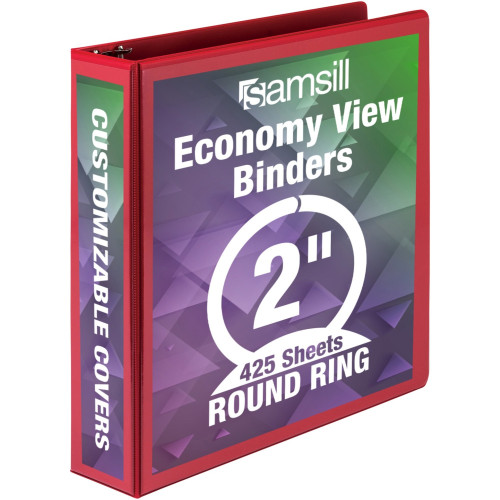 Samsill Economy Round Ring View Binders (18563)