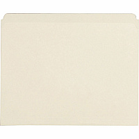 Business Source Straight Tab Cut Letter Recycled Top Tab File Folder 8 1/2