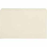 Business Source Straight Tab Cut Legal Recycled Top Tab File Folder 8 1/2" x 14" - 10.5 pt. - Manila - Manila - 10% Recycled - 100 / Box (BSN43566)