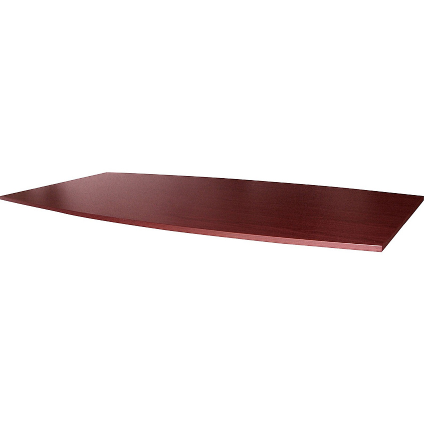 Lorell Essentials Boat-Shaped Conference Tabletop (Box 1 of 2) Boat Top - 48" Table Top Width x 96" Table Top Depth x 1.25" Table Top Thickness - 1" Height x 94.50" Width x 47.25" Depth - Conferencing - Assembly Required - Mahogany - 1 Each (LLR69149)