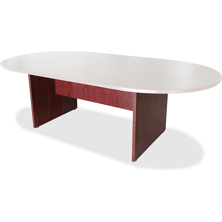Lorell Essentials Conference Table Base (Box 2 of 2) 2 Legs - 28.50" Height x 49.63" Width x 23.63" Depth - Office, Conferencing - Assembly Required - Laminated, Mahogany - 1 Each (LLR69151)