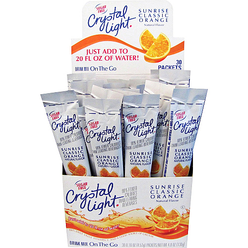Crystal Light On-The-Go Orange Mix Sticks 0.16 oz - 30 / Box (GEN00504)