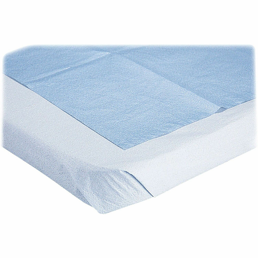Medline Blue Disposable Stretcher Sheets Blue - Tissue - 50 / Box (NON24333)