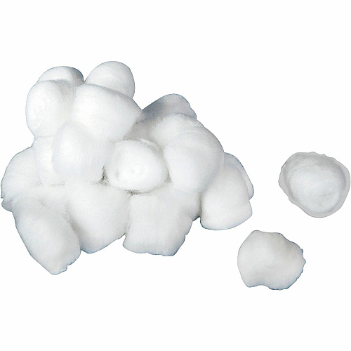Medline Nonsterile Cotton Balls Large - 100% Cotton - White - 1000 / Pack (MDS21462)