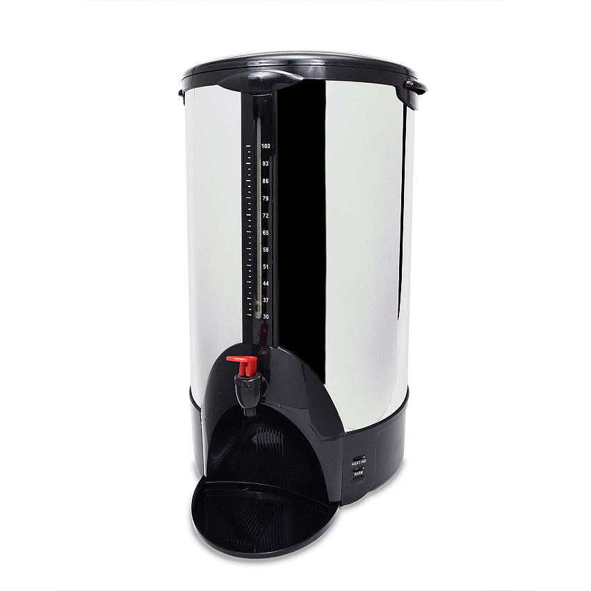 Coffee Pro 100-cup Commercial Urn/Coffeemaker 100 Cup(s) - Multi-serve - Stainless Steel - Plastic Body (CP100)