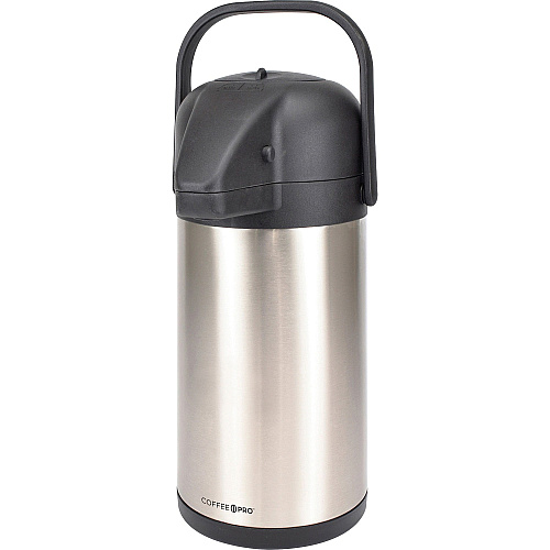 Coffee Pro Vacuum-insulated Airpot 2.3 quart (2.2 L) - Vacuum - Stainless Steel (CPAP22)