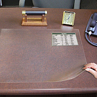 Artistic Second Sight Clear Desk Protectors Rectangular - 24