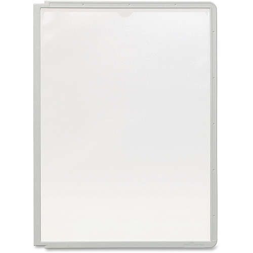 DURABLE Replacement Panels for SHERPA&reg;/VARIO&reg; Reference Display System Support Letter 8.50" x 11" Media - Polypropylene - 12" Height x 9.5" Width - 5 / Set (566610)