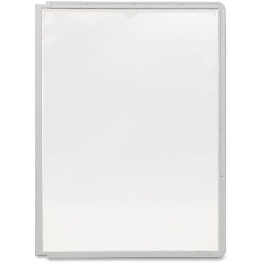 DURABLE Replacement Panels for SHERPA&reg;/VARIO&reg; Reference Display System Support Letter 8.50" x 11" Media - Polypropylene - 12" Height x 9.5" Width - 5 / Set (566610)