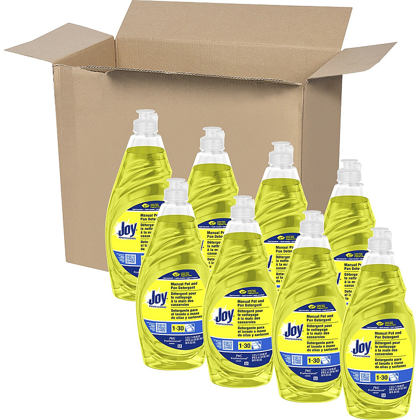 Joy Dishwashing Liquid, 38 oz Bottle, 8/Carton (45114CT)