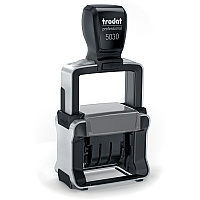 Trodat Professional Date Stamp Date Stamp - 10000 Impression(s) - Black - Recycled - 1 Each (T5030)