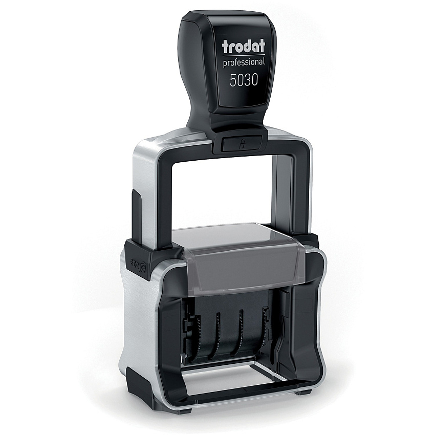 Trodat Professional Date Stamp Date Stamp - 10000 Impression(s) - Black - Recycled - 1 Each (T5030)