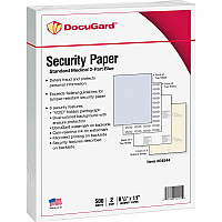 DocuGard Standard 2-part Medical Security Paper Letter - 8 1/2" x 11" - 24 lb Basis Weight - Tamper Resistant, Pantograph, Erasure Protection, Watermarked, Security Features Listing, Coin-reactive Ink, Microtext Printing, Carbonless, CMS Approved, (04544)