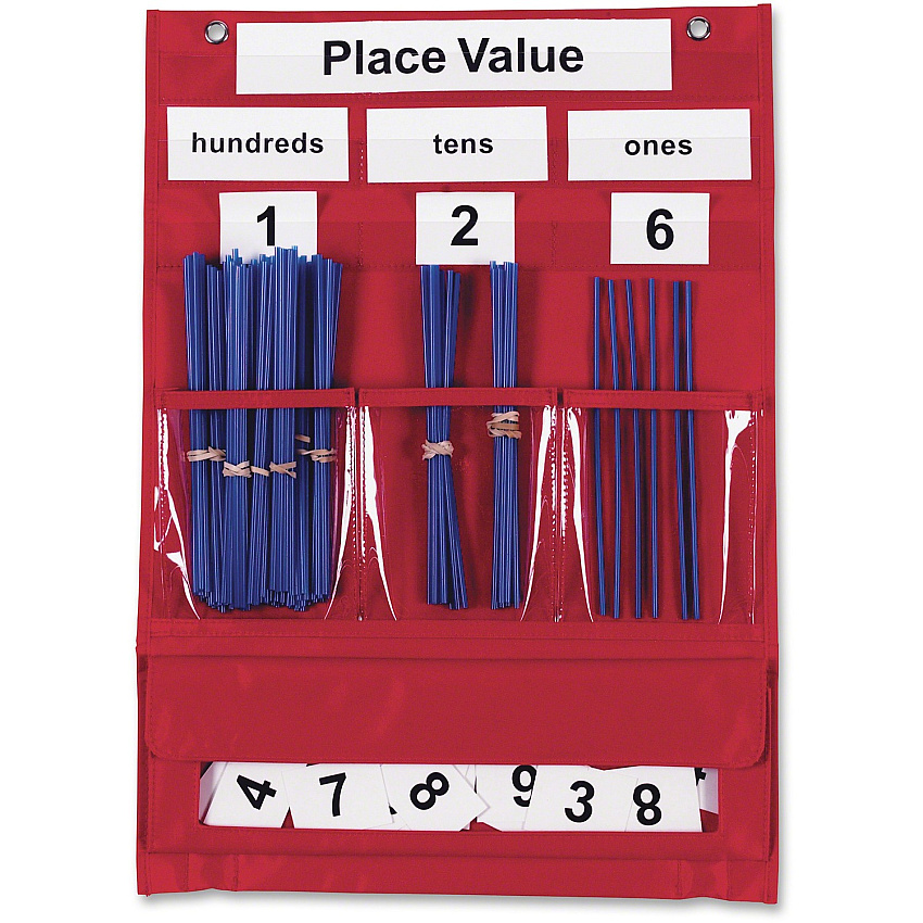 Learning Resources Counting/Place Value Pocket Chart Theme/Subject: Learning - Skill Learning: Mathematics - 1 Each (LER2416)