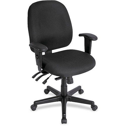 Eurotech 498SL Task Chair Black Seat Color - 5-star Base - 1 Each (498SLAT33)