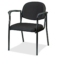 Eurotech dakota FS8011 Side Chair Black Seat Color - Steel Frame Material - 2 / Carton (8011BLK)