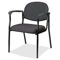Eurotech dakota FS8011 Side Chair Charcoal Seat Color - Steel Frame Material - 2 / Carton (8011CHAR)