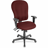 Eurotech FM4080 XL Multifunction Task Chair Burgundy Seat Color - Foam Seat Material - Foam Back Material - 5-star Base - 1 Each (M4080AT31)
