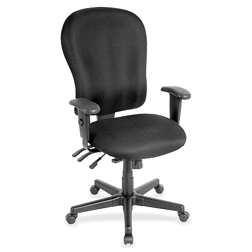 Eurotech FM4080 XL Multifunction Task Chair Black Seat Color - Foam Seat Material - Foam Back Material - 5-star Base - 1 Each (M4080AT33)