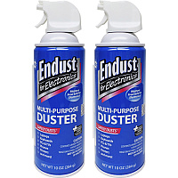 Endust 10oz Multi-Purpose Duster with Bitterant For Display Screen, Desktop Computer, Gaming Console, Electronic Equipment, Keyboard, Notebook - 10 fl oz - 2 / Pack (11407)