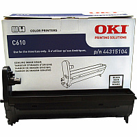 Oki 44315101/02/03/04 Image Drum LED Print Technology - 20000 Pages - Black - 1 Each (44315104)