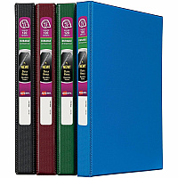 Avery&reg; Durable Binder 1/2" Binder Capacity - Letter - 8 1/2" x 11" Sheet Size - 135 Sheet Capacity - Fastener: Slant Ring - Pocket: 2 - Polypropylene - Blue, Maroon - Pocket, Durable, Long Lasting, Tear Resistant, Split Resistant, Sturdy - 1 C (11058)