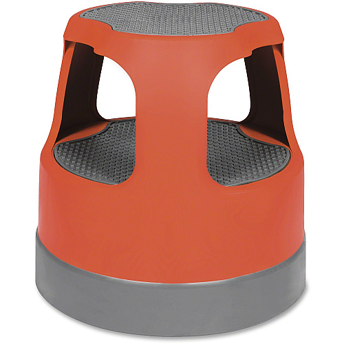 Cramer Scooter Stool 2 Step - 300 lb Load Capacity - 16" Length x 16" Width - Red (50011PK43)