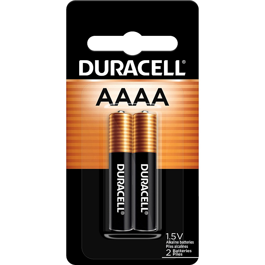 Duracell Ultra AAAA Batteries For Camera, MiniDisc Player, Toy, Portable Computer, PDA, Handheld TV - AAAA - 1.5 V DC - 2 / Pack (MX2500B2)