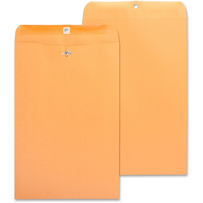 Business Source Heavy-duty Clasp Envelopes Clasp - #98 - 10" Width x 15" Length - 28 lb - Clasp - Kraft - Kraft - 100 / Box (BSN36666)