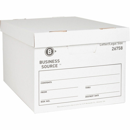 Business Source Lift-off Lid Heavy-Duty Storage Box (26758)