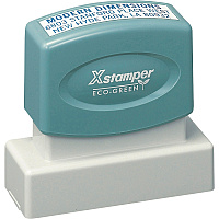 Xstamper Large Business Address Stamp Message Stamp - 0.59