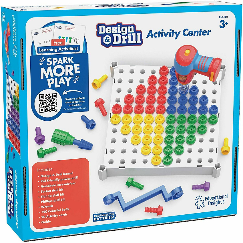 Educational Insights Design/Drill Activity Center Construction Set - Theme/Subject: Learning - 3-6 Year (4112)