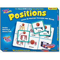 Trend Positions Match Me Games Educational - 1 / Box (T58104)