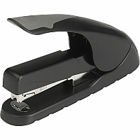 Business Source Full-strip Effortless Stapler Staples Upto 20 Sheet of 20lb Paper - Holds Upto 210 Staple - Full Strip - Staple Size: 0.25" , 0.31" - Black, Gray - 1 Each (BSN62885)