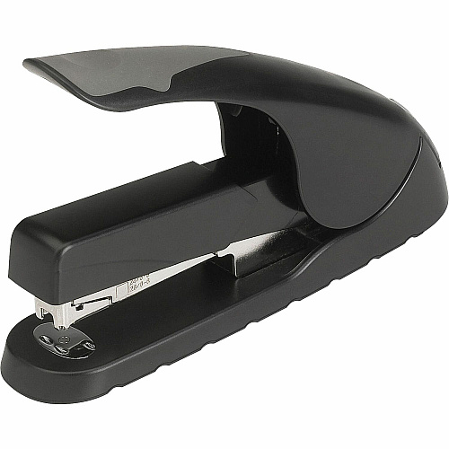 Business Source Full-strip Effortless Stapler Staples Upto 20 Sheet of 20lb Paper - Holds Upto 210 Staple - Full Strip - Staple Size: 0.25" , 0.31" - Black, Gray - 1 Each (BSN62885)