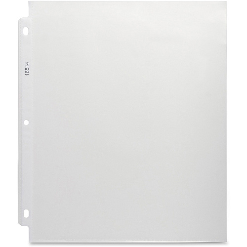 Business Source Nonglare Top-loading Sheet Protectors 11" Height x 9" Width x 3.3 mil Thickness - For Letter 8 1/2" x 11" Sheet - Rectangular - Non-glare - Polypropylene - 50 / Box (BSN16514)