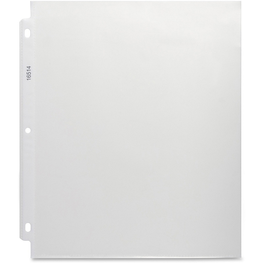 Business Source Nonglare Top-loading Sheet Protectors 11" Height x 9" Width x 3.3 mil Thickness - For Letter 8 1/2" x 11" Sheet - Rectangular - Non-glare - Polypropylene - 50 / Box (BSN16514)
