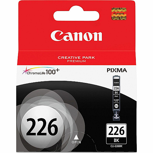 Canon CLI-226BK Original Inkjet Ink Cartridge - Black - 1 Each