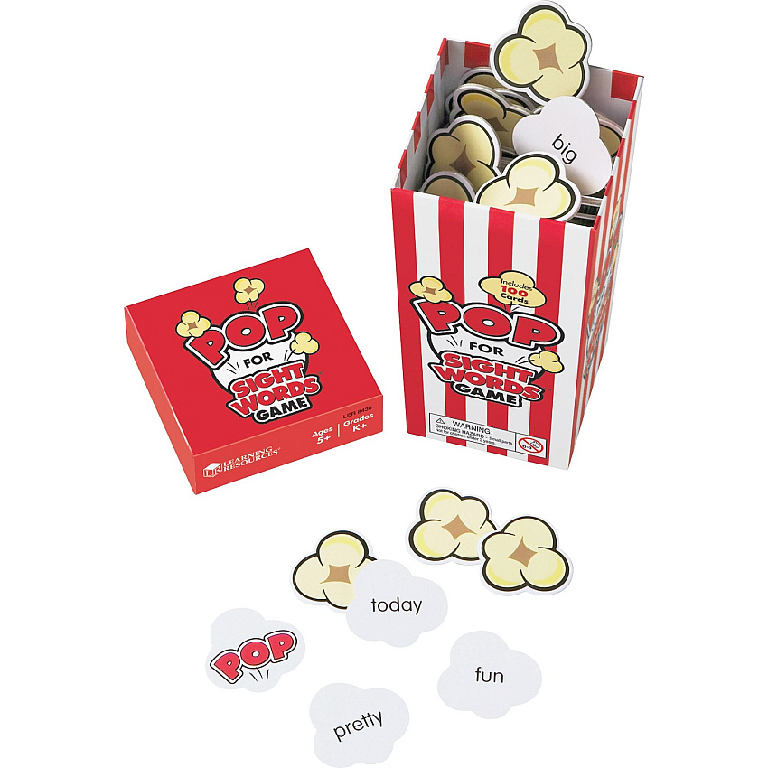 Learning Resources Pop for Sight Words Game Learning - 1 Each (LER8430)