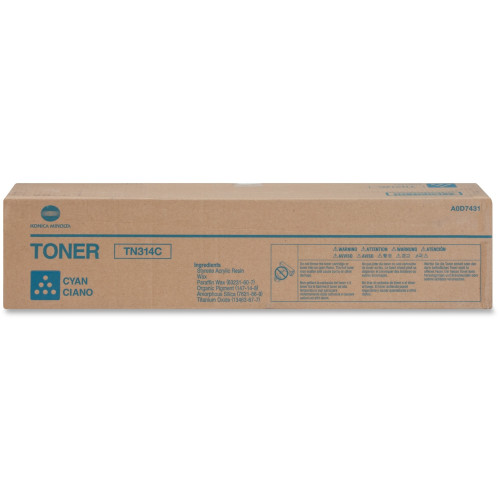 Konica Minolta TN314C Cyan Toner Cartridge