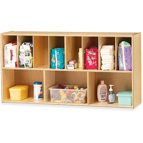 Jonti-Craft Diaper Organizer 25" Height x 48" Width x 12" Depth - Durable - Baltic - Acrylic - 1 Each (5141JC)