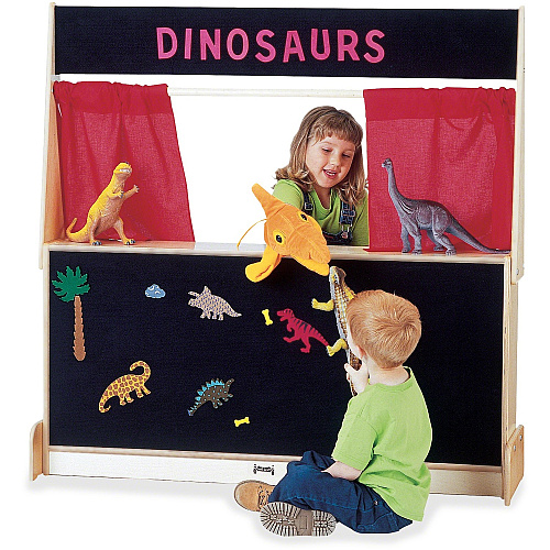 Jonti-Craft Flannel Surface Imagination Station 49" Height x 49" Width x 15" Depth - Baltic - 1 Each (7202JC)