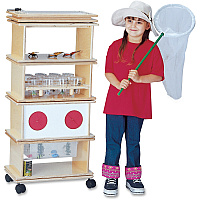 Jonti-Craft Science Lab System 6-piece Set 1 Each - Wood Grain (6959JC)