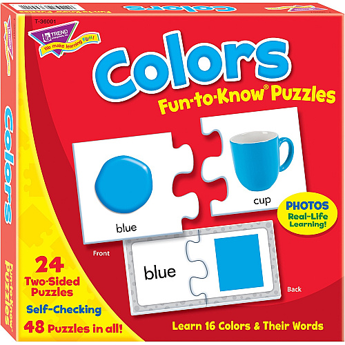 Trend Colors Fun-to-know Puzzles Theme/Subject: Learning, Fun - 5-14 Year48 Piece (36001)