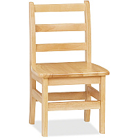 Jonti-Craft KYDZ Ladderback Chair Maple - Solid Hardwood - 1 Each (5912JC)