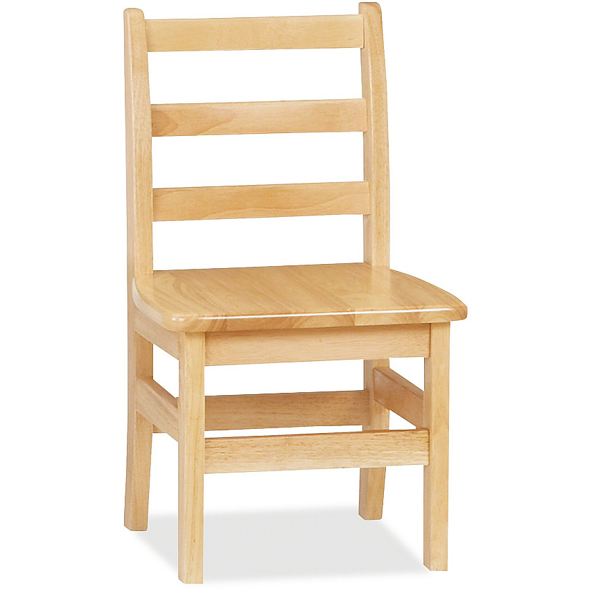Jonti-Craft KYDZ Ladderback Chair Maple - Solid Hardwood - 1 Each (5912JC)