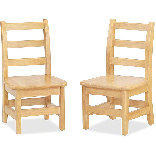 Jonti-Craft KYDZ Ladderback Chair Maple - Solid Hardwood - 2 / Carton (5910JC2)