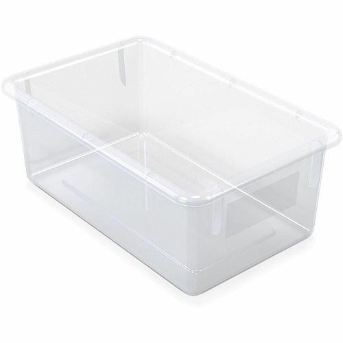 Jonti-Craft Cubbie Tote Trays 5.30" Height x 8.60" Width x 13.50" Depth - Impact Resistant, Non-toxic - Clear - 1 Each (8010JC)