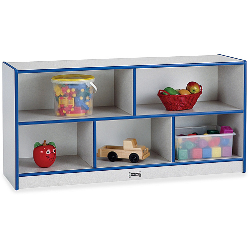 Rainbow Accents Rainbow Accents Toddler Single Storage 24.50" Height x 48" Width x 15" Depth - Laminated, Durable - Freckled Gray - Rubber - 1 Each (0324JCWW003)